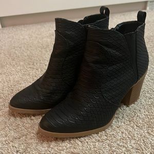 Black booties
